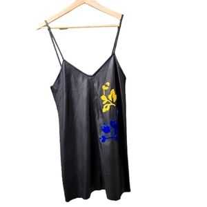 Zara Leather Mini Dress